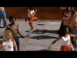 Clips from the movie Revenge of the Cheerleaders with hot babes