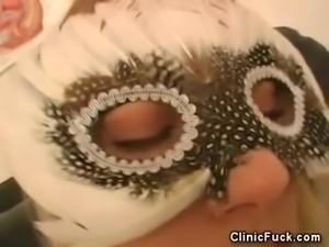 Masked Chick in the Clinic