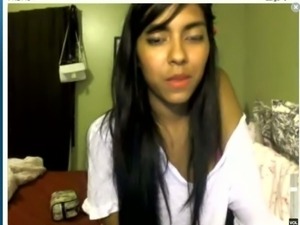 Latin webcam girl