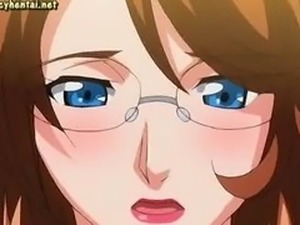 Anime nurse getting facial