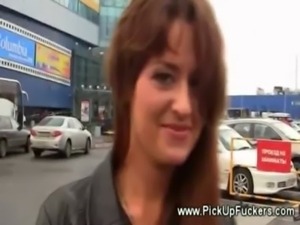There is definet interest in this cute brunette they meet on the streets free