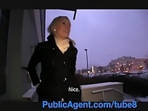PublicAgent Blonde Laura's ass gets covered in my cum