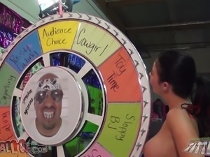 where the wheel stops.... 69!!!! the viewers win!