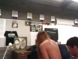 Grounded Students Fuck In Detention