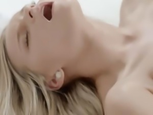 blonde angel enjoying self orgasm