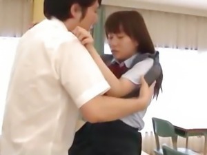 Schoolgirl Yuri Shinomiya Sucks And Fucks
