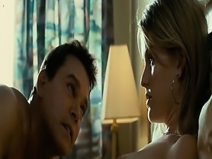 Alice Eve nude having sex with a guy then she lying on her