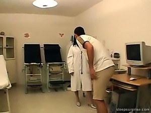 Doctor fucked while she is asleep