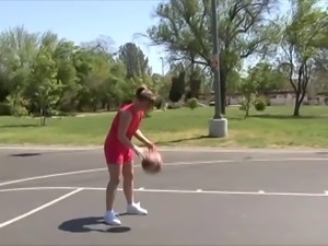 Basketball chick seduced by a pussy craving handsome man