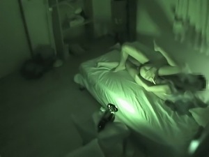 fucking an asian babe's hairy cunt on spycam