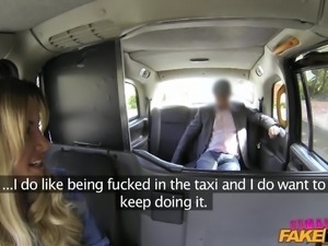 Female Fake Taxi Cabbie legend gets a good rimming