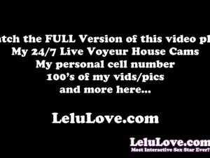 Lelu Love-POV Satin Dress Handjob Cum On Clothes