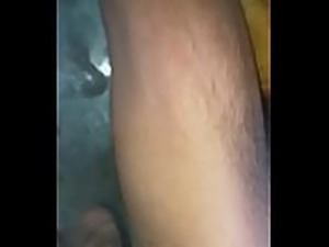 Indian guy gets horny and jerks of with his foreskin