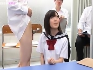 Japanese in uniform sucking cock