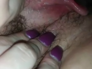 Stuffing her pumped pussy with my thick billy club