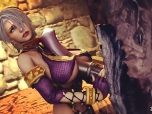 Ivy valentine fucked by a huge monster cock
