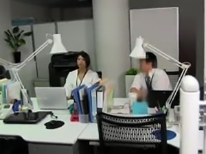 Sensuous Japanese milf enjoys a wild fucking in the office