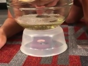 Drinking Piss from Bowl