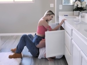 Pretty Teen Wants to be Filled by the Plumber