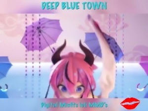 Deep blue town