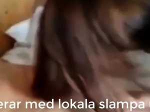 Svensk tjej suger och knullar