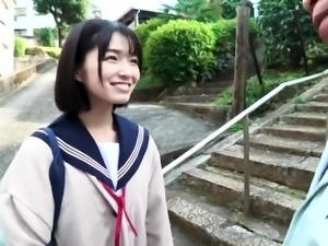 Asian schoolgirl introduced to the pleasures of hardcore sex