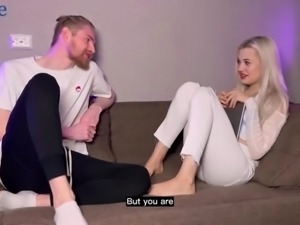 Sexy Russian bitch apologizes to her stepbrother with her juicy pussy.