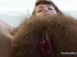 Extra Cute Hairy Girl Vintage Dildo