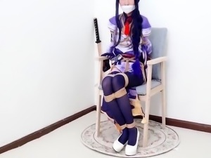 Gensin cosplay bondage