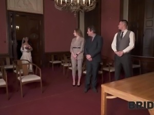 Asian wife cucks the groom right on their wedding day