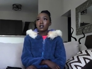 Petite African Teen Pounded In The Pussy